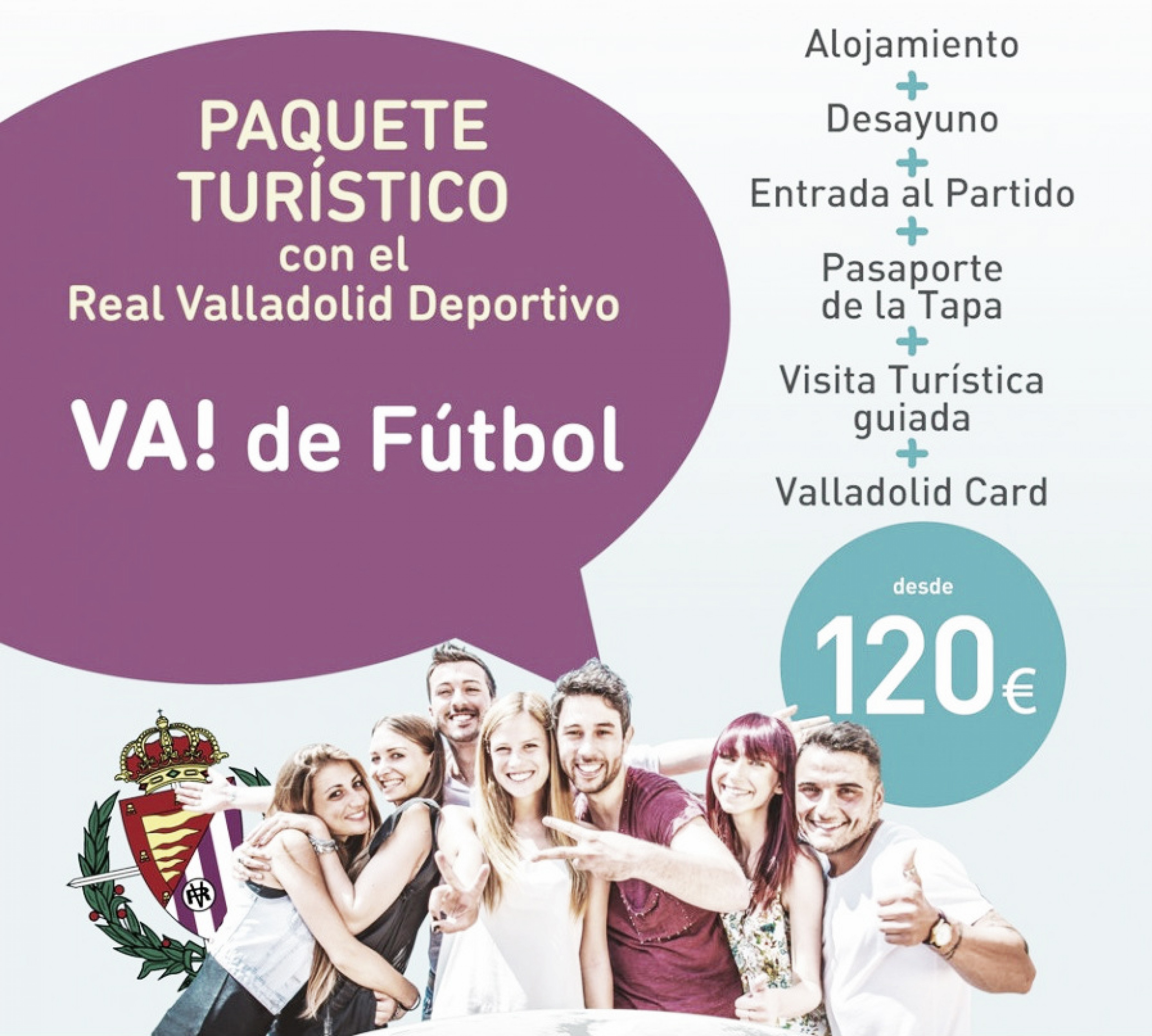 Turismo y fútbol, juntos por Valladolid