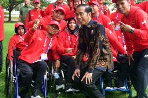 Presiden Jokowi Lepas Kontingen Indonesia Asian Para Games 2018 