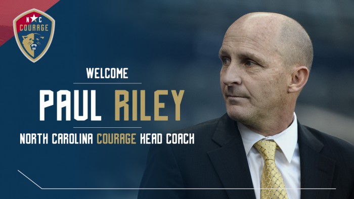 Paul Riley confirmed as North Carolina Courage head coach for 2017 NWSL season