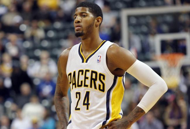 Com triple double de Paul George, Pacers vence Hawks Com triple double de Paul George, Pacers vence Hawks