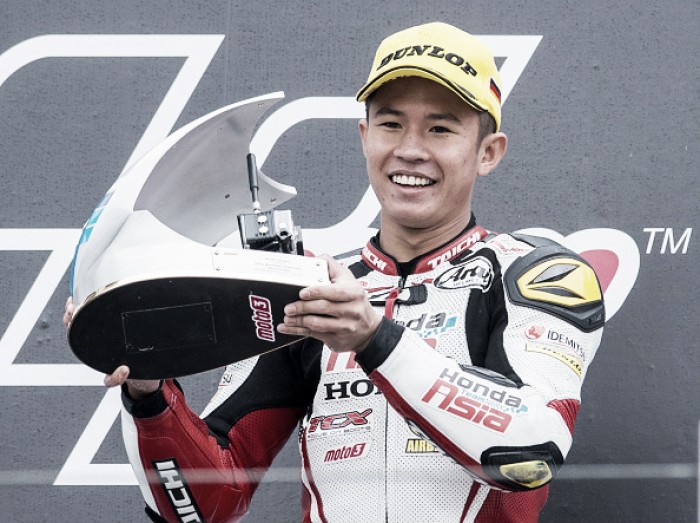 Pawi thrived again in the wet taking the Moto3 win at Sachsenring
