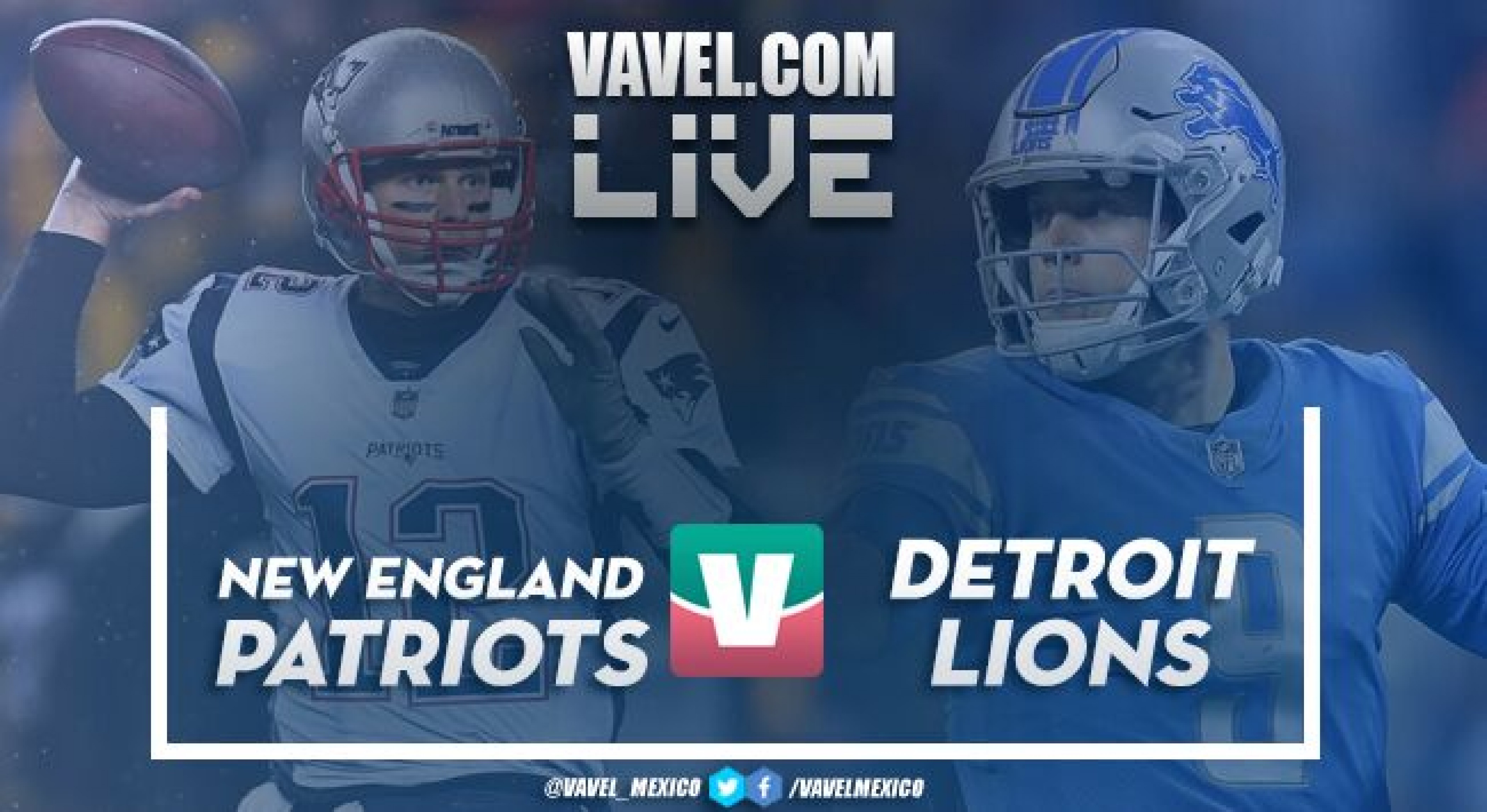 Detroit Lions vs New England Patriots en vivo online en Semana 3 NFL 2018. Noticias en tiempo real