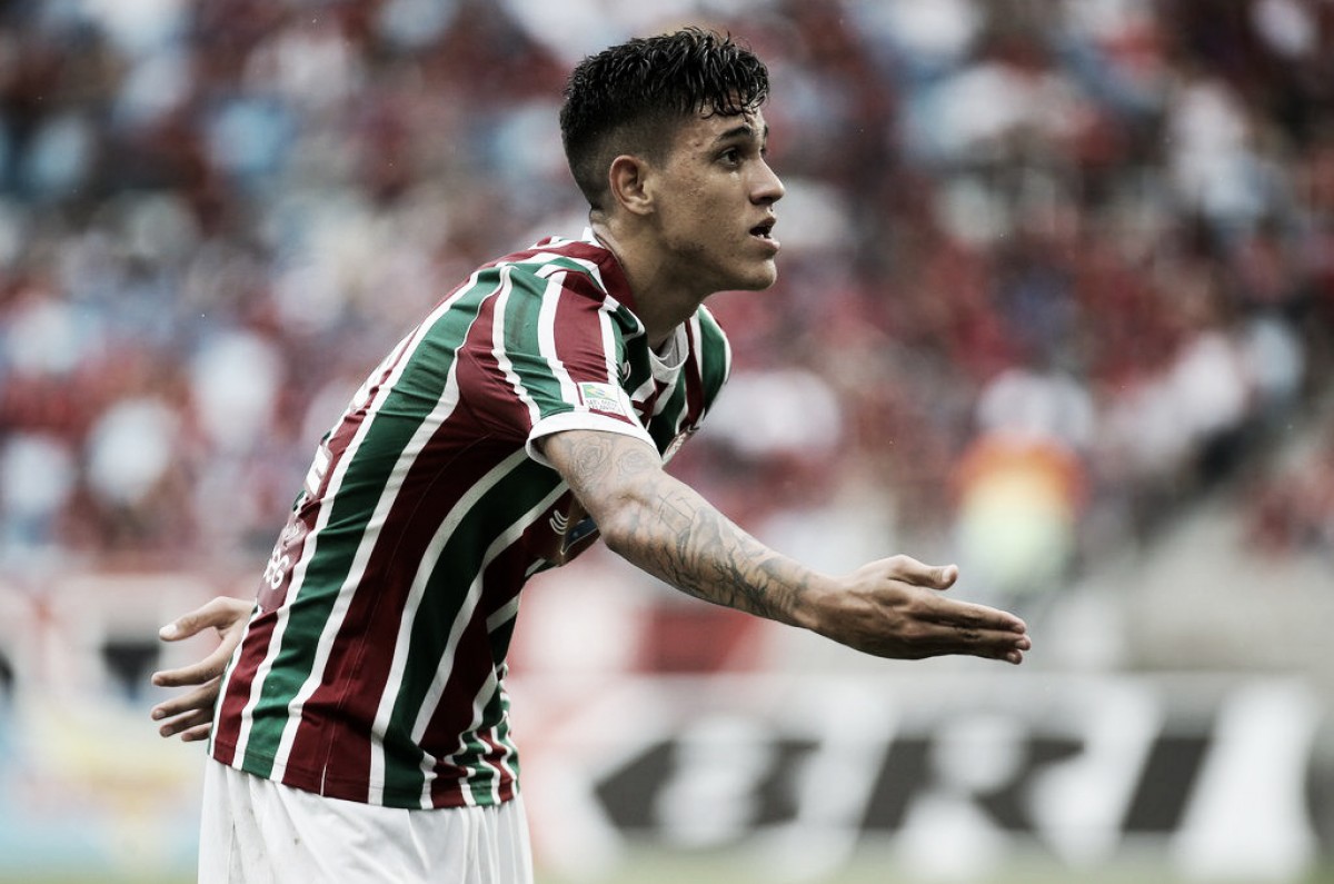 Pedro celebra boa fase e fala de sonho em vestir camisa 9 do Fluminense