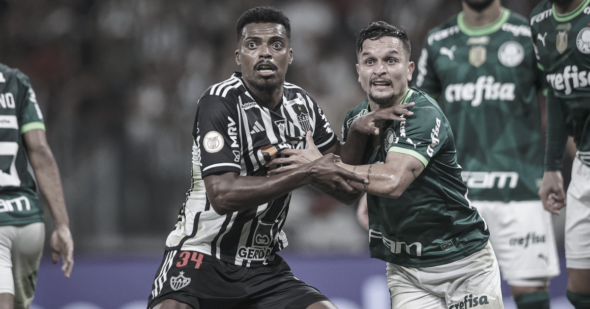 Em jogo equilibrado, Atlético-MG e Palmeiras empatam pelo Brasileirão