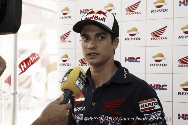 Dani Pedrosa: "No sé explicar mis diferencias de pilotaje con Márquez porque no piloto como él"