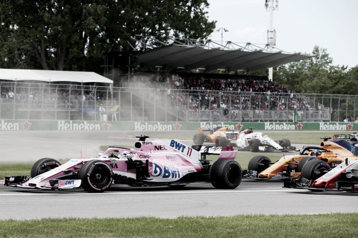 Pérez y Force India sorprendidos por no haber sanción para Sainz