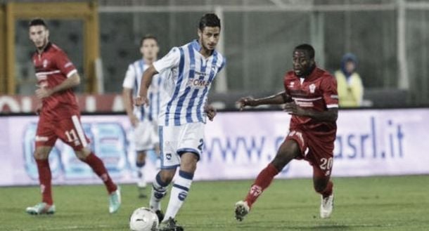 Serie B: il Pescara vola, 1-0 alla Pro Vercelli