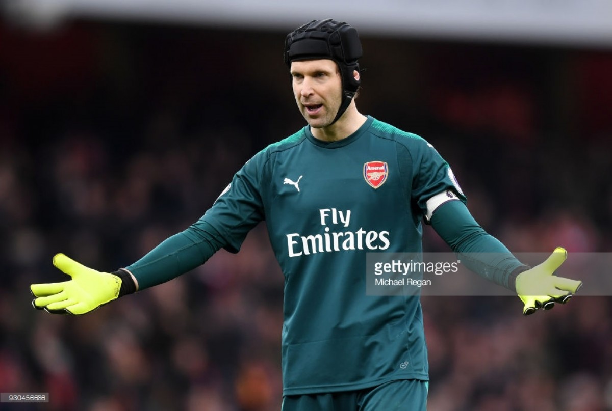 Petr Cech happy to receive number one shirt as Arsenal reveal four new squad numbers