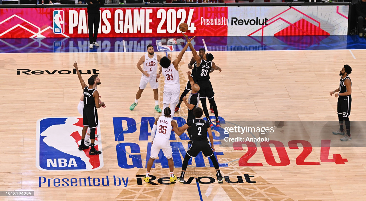 Cleveland Cavaliers win the 2024 NBA Paris Game with 111-102 over the Nets