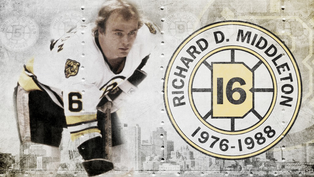 Los Bruins retiraron el dorsal nº16 de Middleton Los Bruins retiraron el dorsal nº16 de Middleton