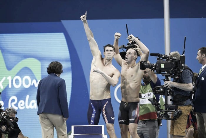 Rio 2016, nuoto: oro e record per Ledecky, Peaty e Sjoestroem. Phelps trascina gli USA in staffetta