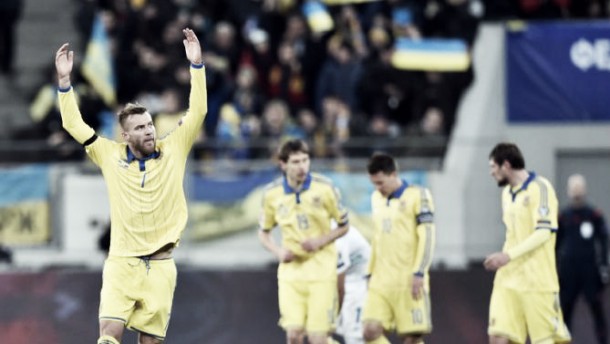 Slovenia 1-1 Ukraine (1-3 on aggregate): Ukrainians hold off home fightback to qualify for France 2016