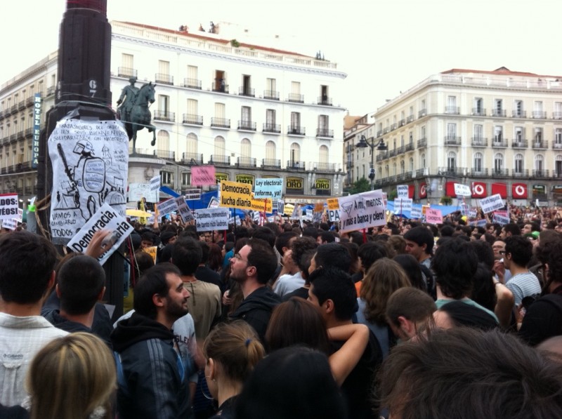 #Acampadas. A España le suena el despertador