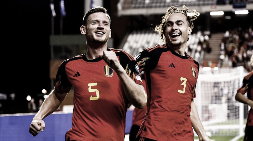 Belgium vs Sweden in Euro 2024 Qualifiers (1-1)