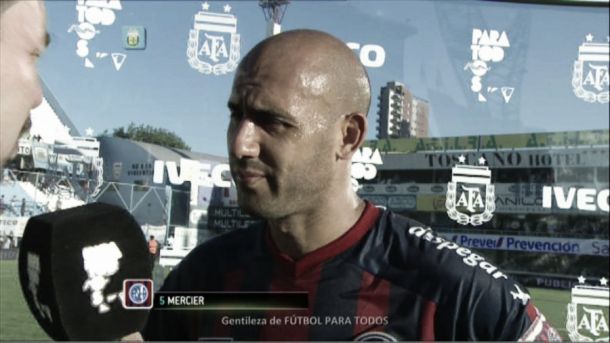 Juan Mercier: "San Lorenzo intentó jugar"