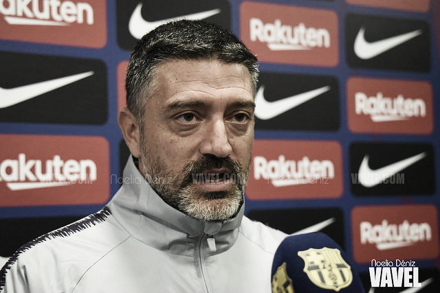 García Pimienta: "El fútbol hoy ha sido justo con el Barça B" García Pimienta: "El fútbol hoy ha sido justo con el Barça B"