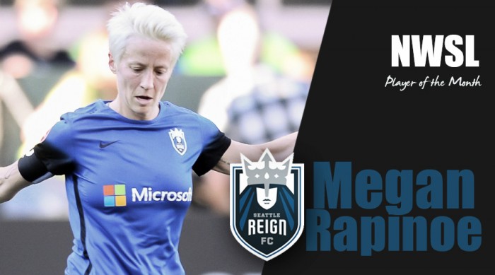 Seattle Reign FC's Megan Rapinoe named NWSL Player of the Month for July