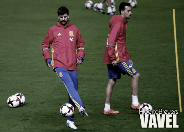 Gerard Piqué: "Me siento muy orgulloso de estar en la selección" Gerard Piqué: "Me siento muy orgulloso de estar en la selección"