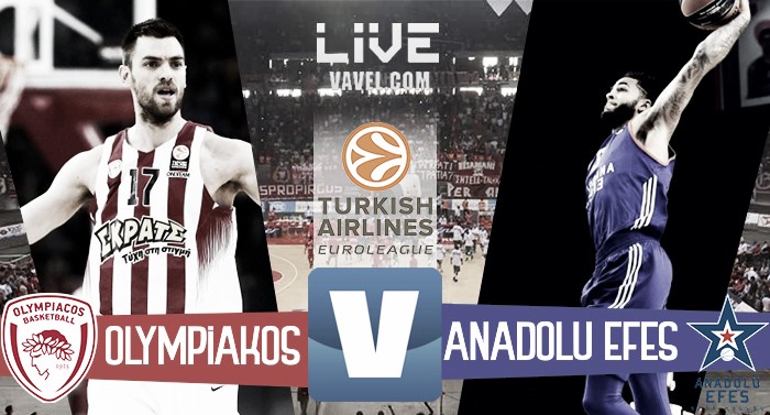 Olympiakos Pireo-Anadolu Efes in Turkish Airlines EuroLeague (87-78): OLYMPIAKOS ALLE FINAL FOUR!