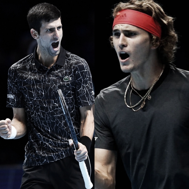 Djokovic y Zverev definirán al Maestro del 2018 Djokovic y Zverev definirán al Maestro del 2018