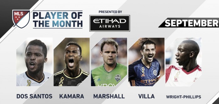Etihad Airways Player of the Month nominees announced for September