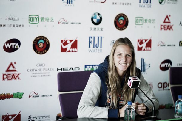 Karolina Pliskova: "Espero terminar bien la temporada"