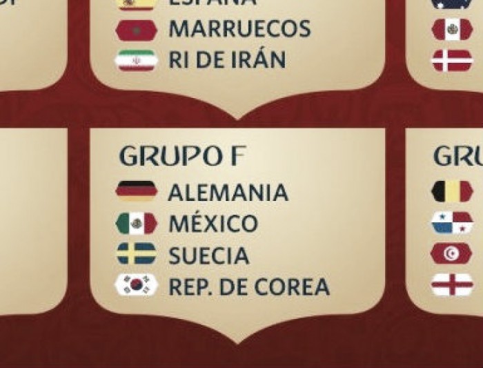 Grupo F: Alemania - México - Suecia - Corea del Sur