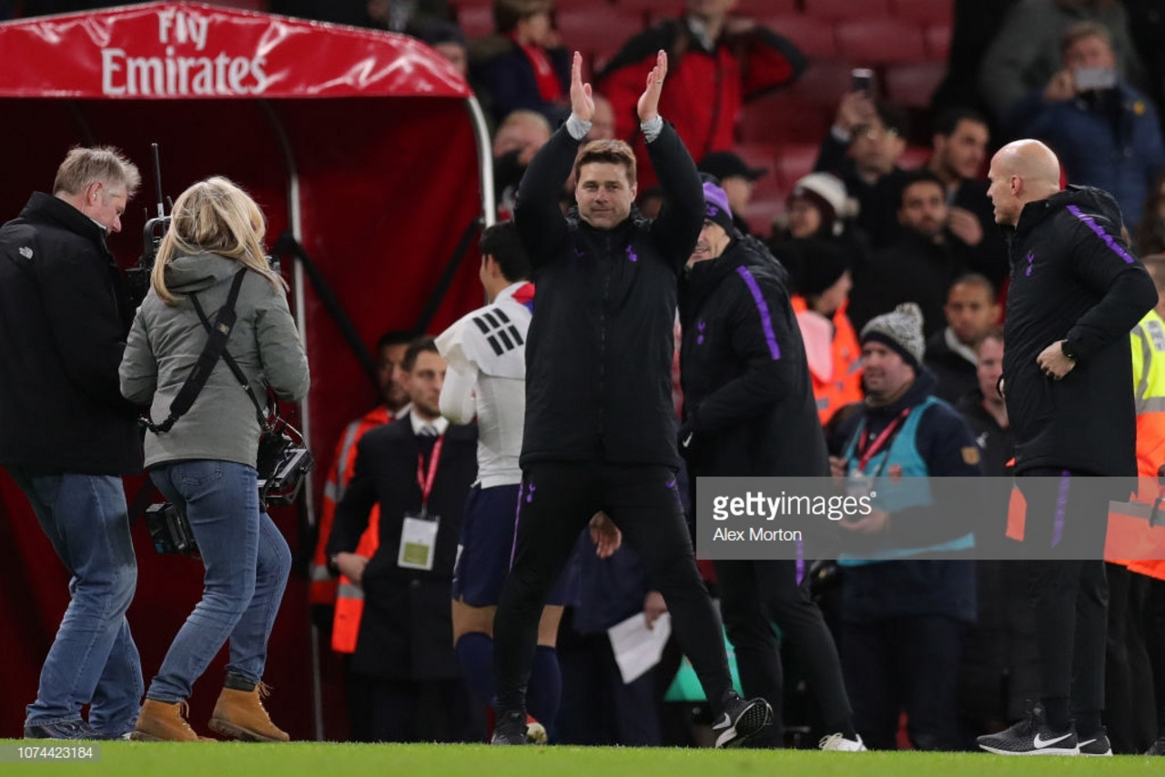 Pochettino reflects on impressive victory over Arsenal and 'that' bottle incident