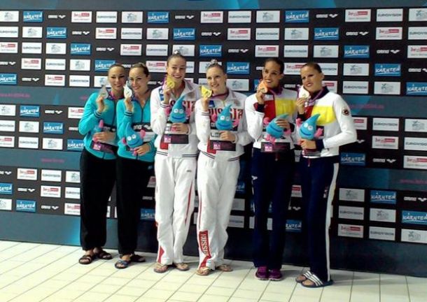 Europei Nuoto 2014, sincronizzato: l' Italia chiude quarta nel doppio, oro alla Russia