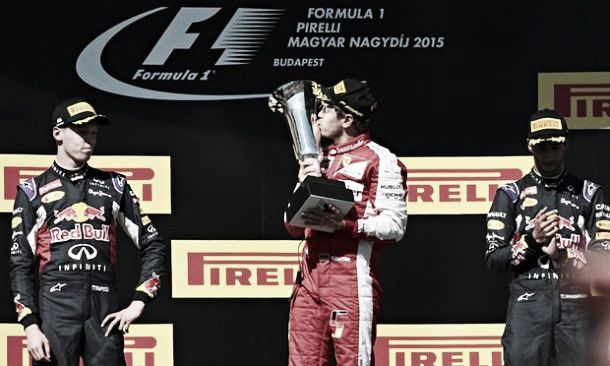 Vettel wins dramatic Hungarian Grand Prix as Hamilton extends title lead