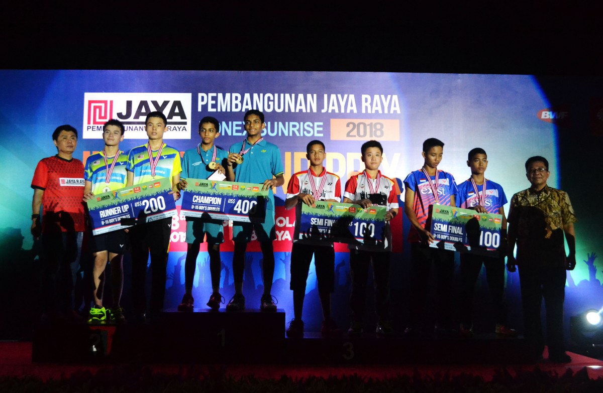 Indonesia Raih Lima Gelar di Turnamen Pembangunan Jaya Junior Grand Prix