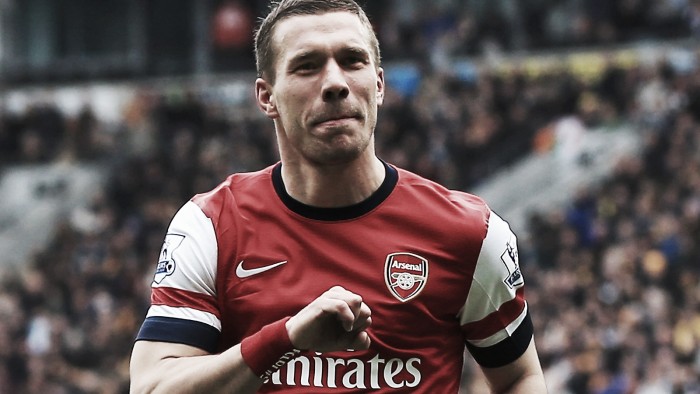 On this day: Lukas Podolski completes move to Arsenal