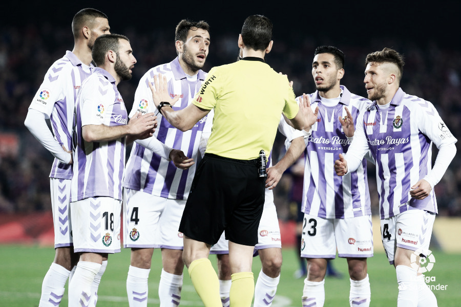 El Real Valladolid plantó cara pese a un penalti dudoso en contra El Real Valladolid plantó cara pese a un penalti dudoso en contra