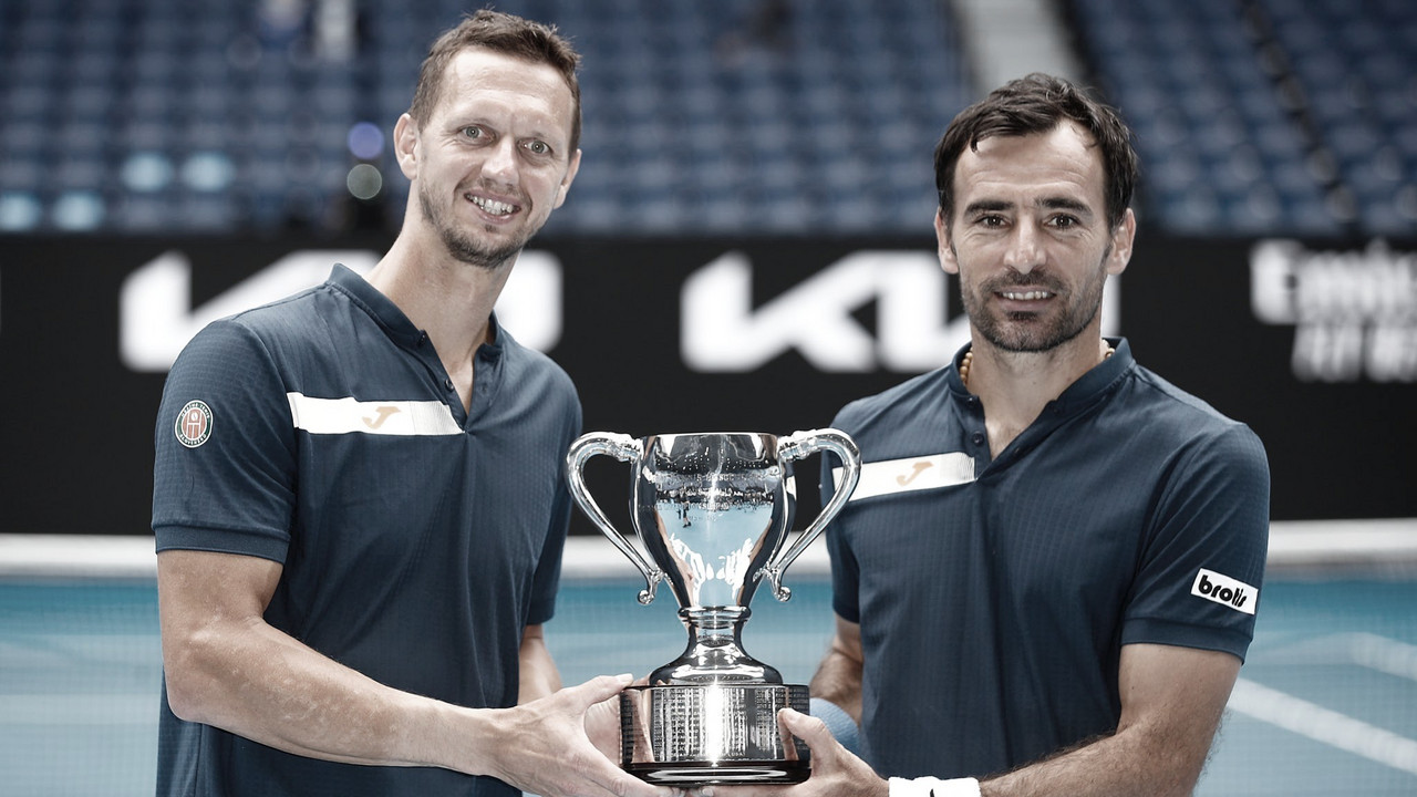 Junto com Dodig, Polásek faz história e conquista Australian Open 2021