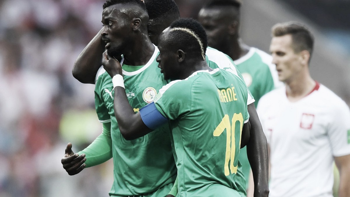 Senegal sorprendió a Polonia y lo venció 2-1