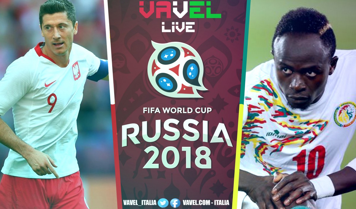 Risultato Polonia-Senegal in diretta, LIVE Mondiali Russia 2018 - Gueye, Niang, Krychowiak! (1-2)
