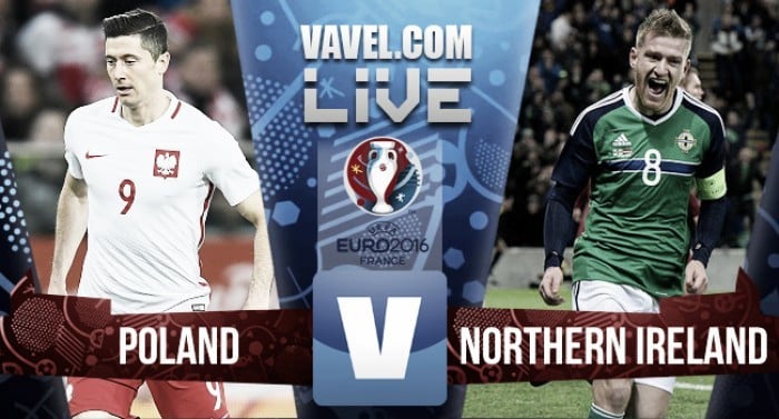 Risultato Live Polonia - Irlanda del Nord in Euro 2016 (1-0): Milik decide la sfida