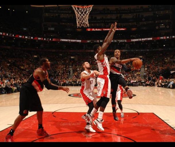 Batum protagonista nella vittoria dei Blazers a Toronto