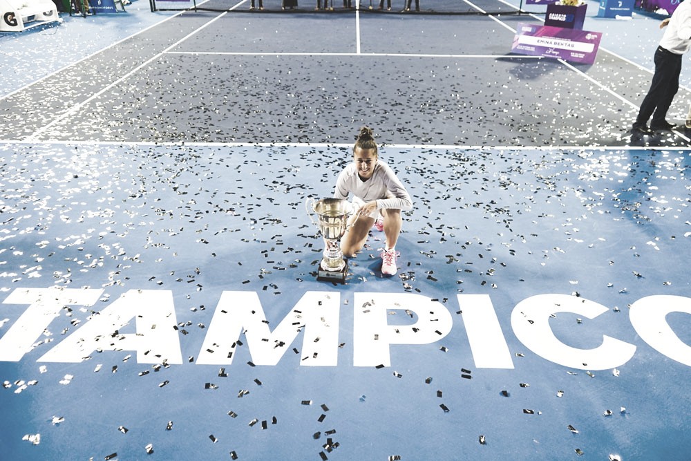Emina Bektas es campeona de la
décima edición del Abierto Tampico Emina Bektas es campeona de la
décima edición del Abierto Tampico