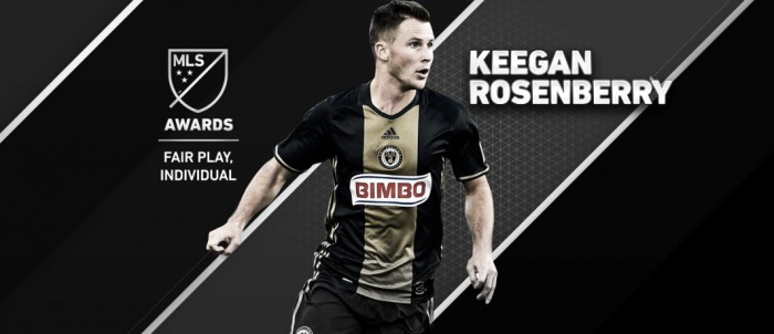 Keegan Rosenberry, MLS Jugador Más Limpio 2016