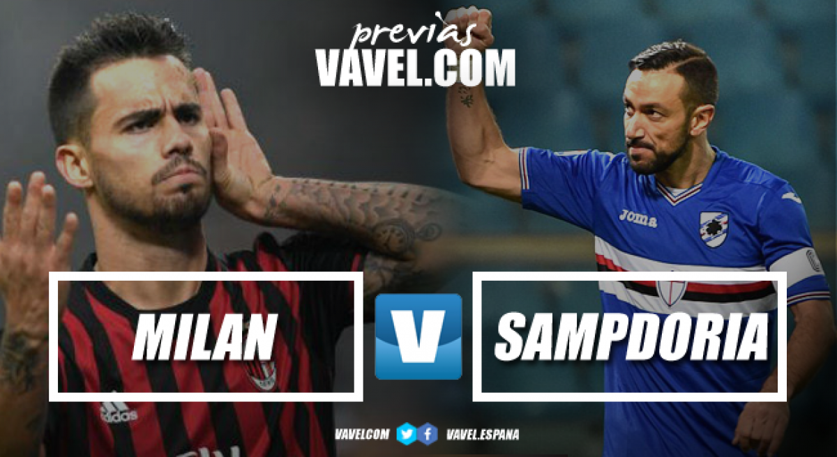 Previa AC Milan - UC Sampdoria: lucha por entrar en Europa