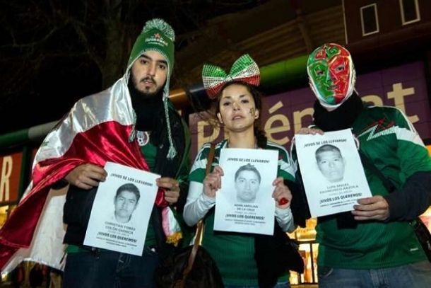 Ayotzinapa se hizo presente en el Holanda - México