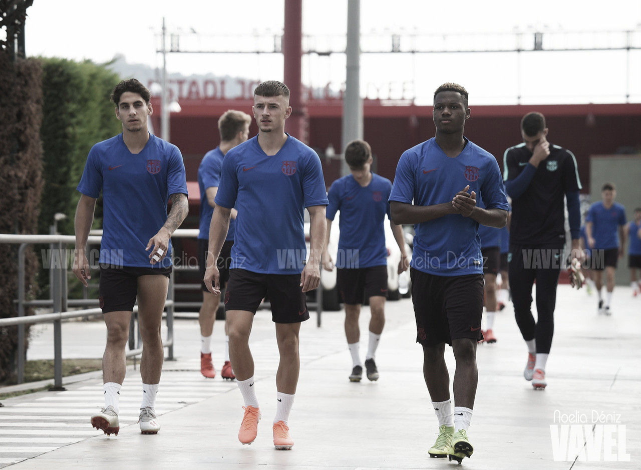 El Barça B entrenó este miércoles con novedades El Barça B entrenó este miércoles con novedades