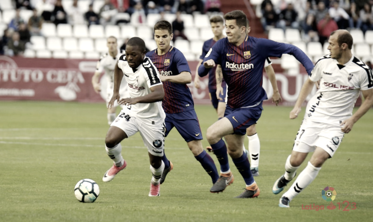 El Albacete se jugará la vida en la última jornada tras empatar ante el Barcelona B