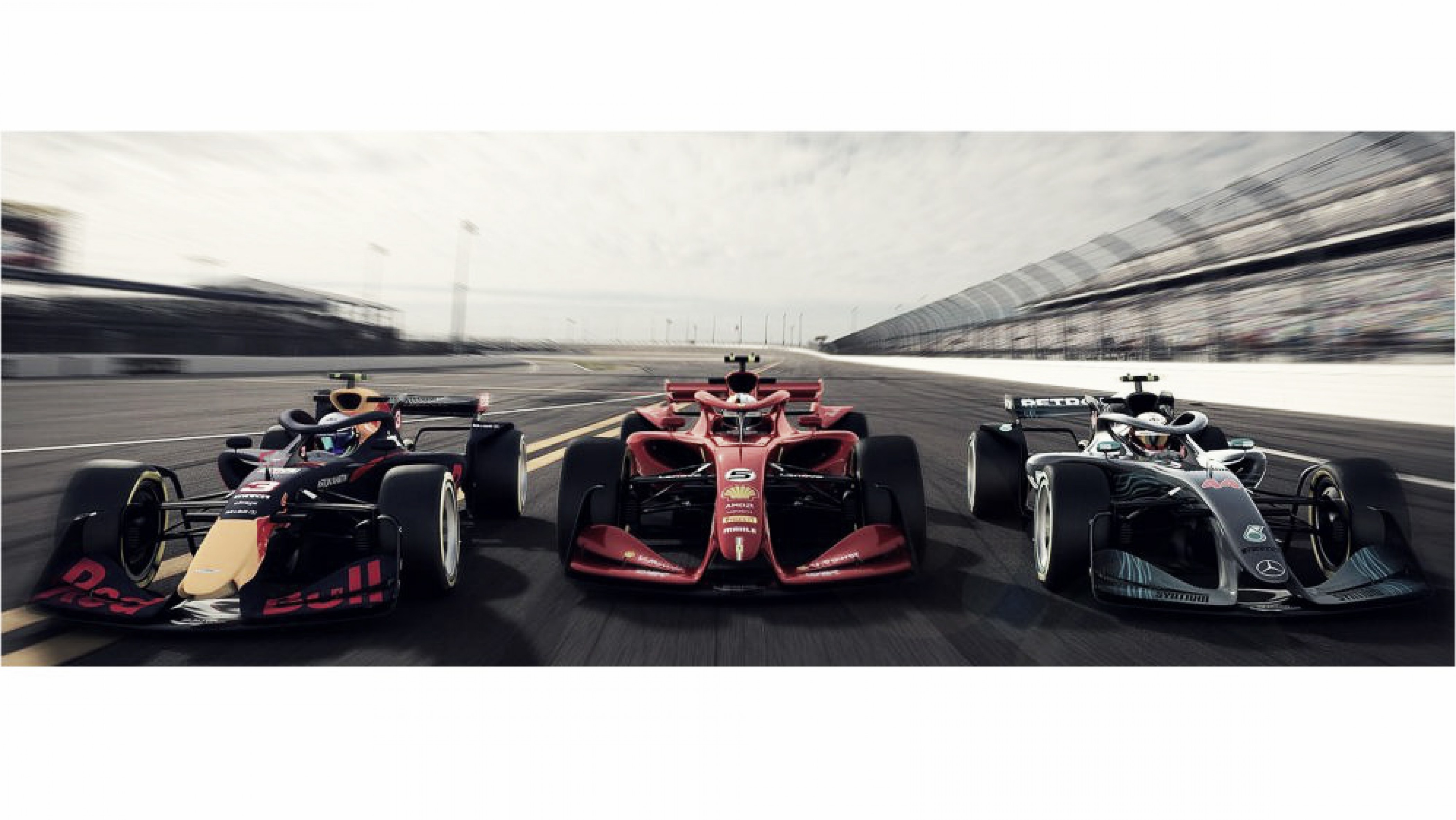 La Fórmula 1 presenta tres conceptos de monoplazas para 2021