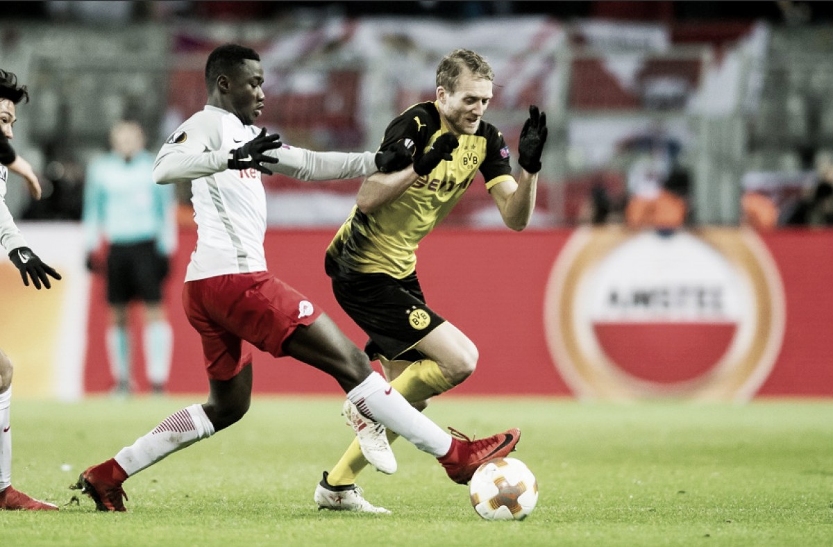 Resumen Salzburg 0-0 Borussia Dortmund en la Europa League 2018