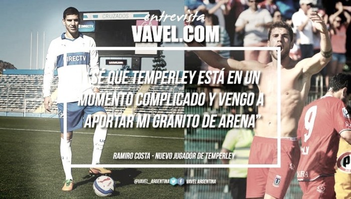 Ramiro Costa: "Quiero darle tranquilidad al hincha con mis goles"