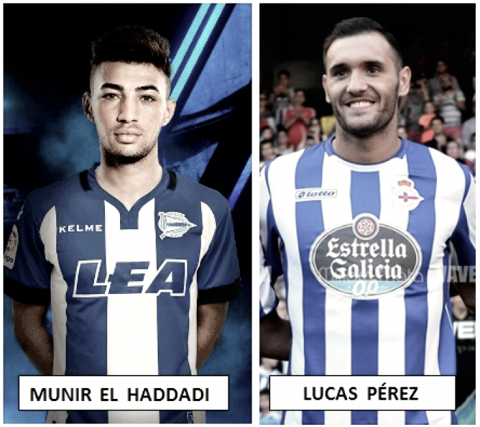 Lucas Pérez vs Munir El Haddadi: sus equipos necesitan sus goles