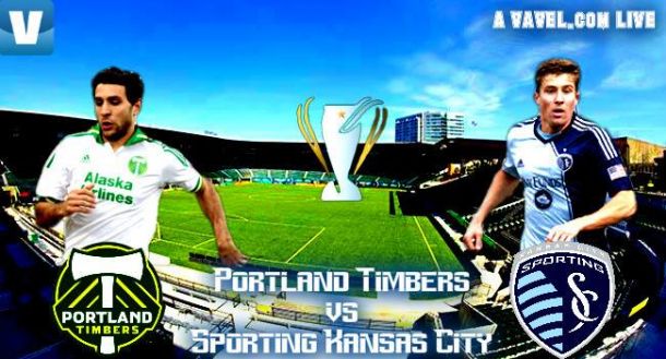 Score Portland Timbers - Sporting Kansas City in 2015 MLS Cup Playoffs (2-2)