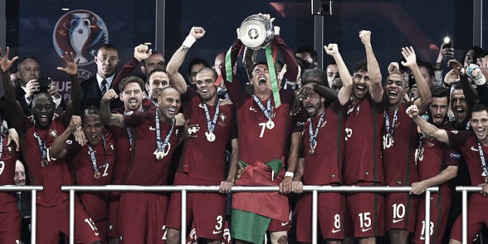 Euro 2016, l'euforia del Portogallo nel post partita dello Stade de France